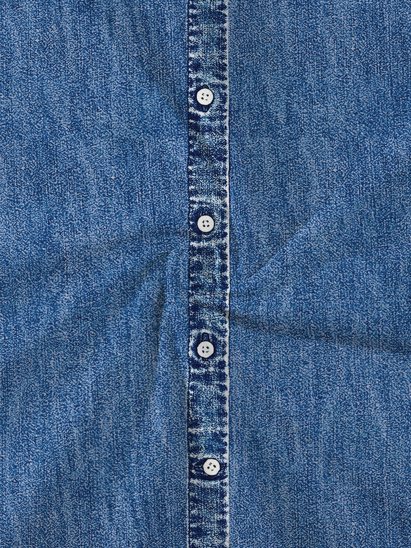 BILLIE™ | Button-Through Denim Dress