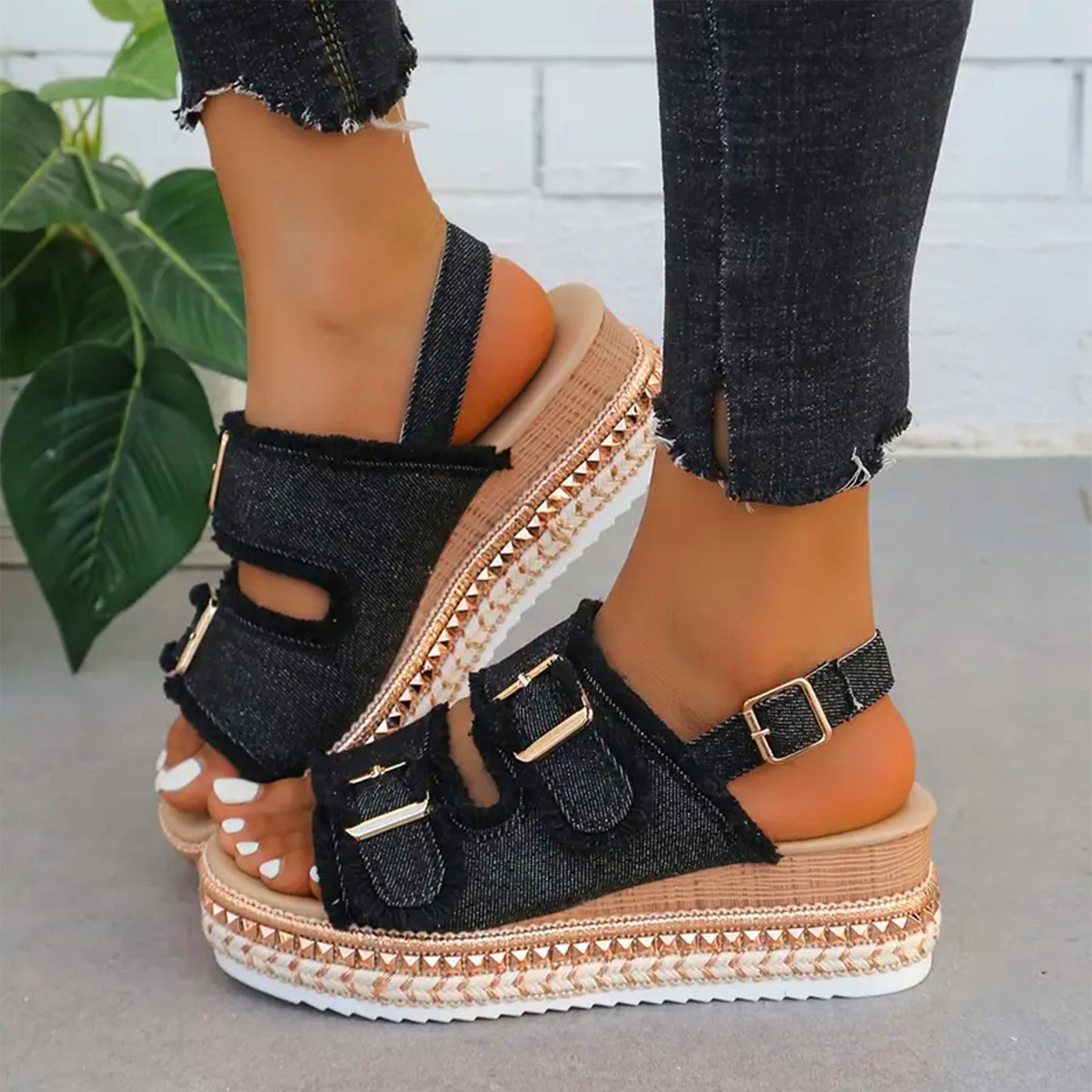 SARAH™ | Denim Platforms