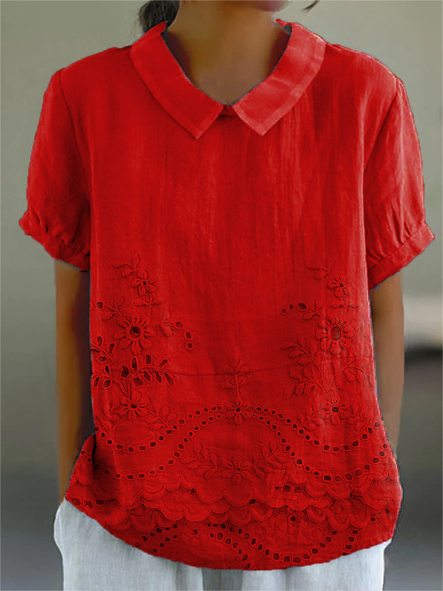 ELIZABETH™ | Eyelet Blouse
