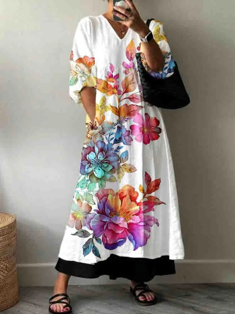 KIERA™ | Patterned Maxi