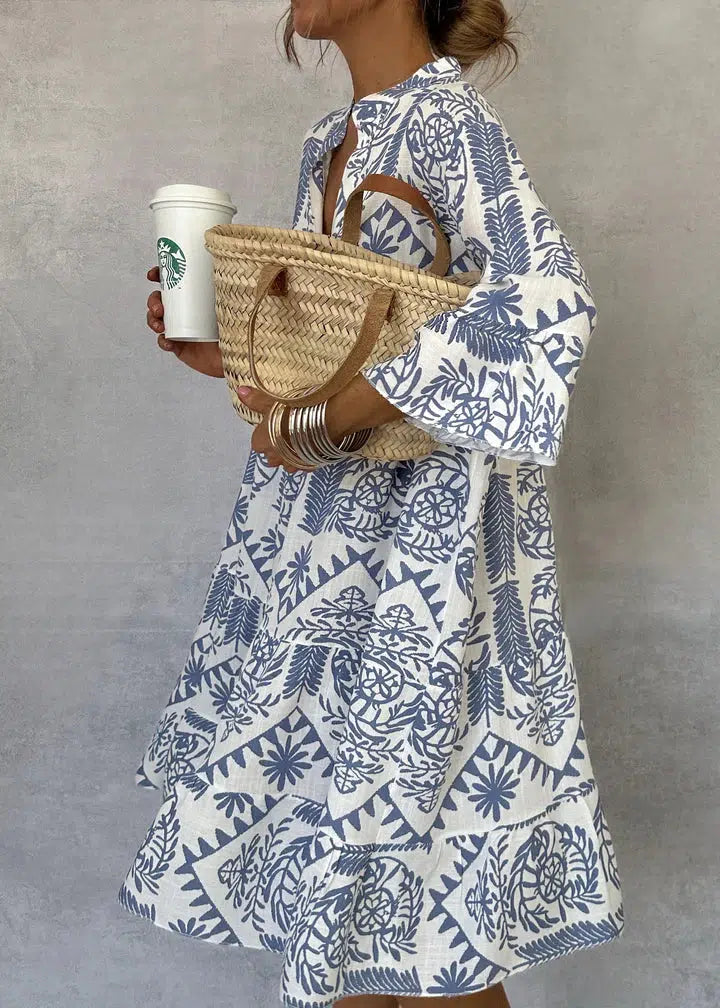 GILLIAN™ | Print Dress