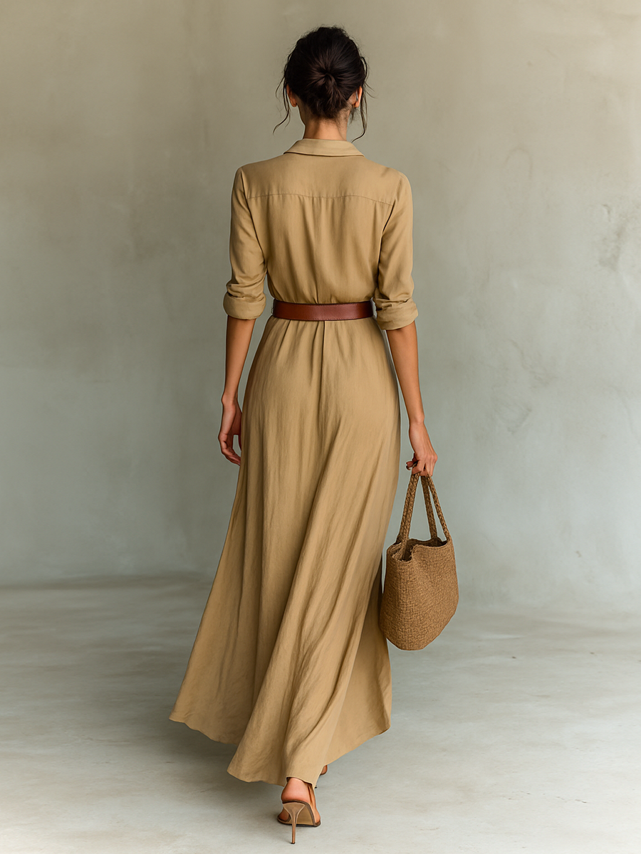 PEMBERTON™ | Belted Maxi Dress