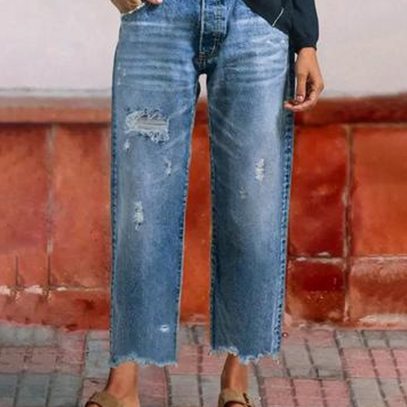 AMIRAH™ | Cropped Jeans