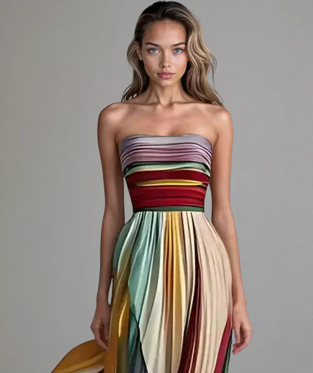 ZARIA™ | Strapless Maxi