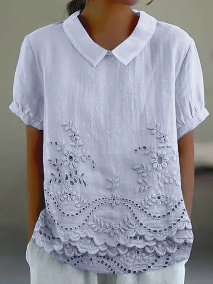 ELIZABETH™ | Eyelet Blouse