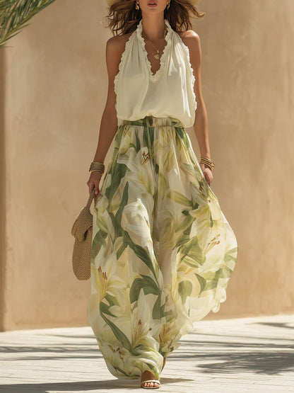 COLWYN™ | Lily Print Muslin Co-Ord