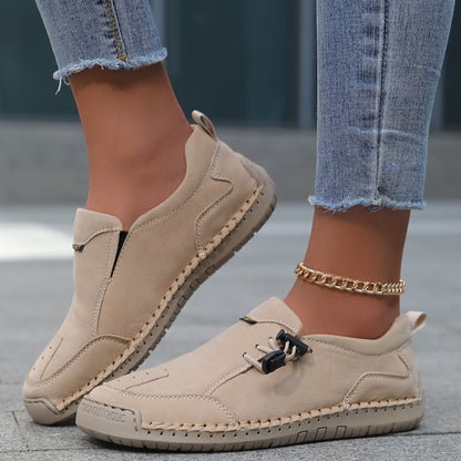 VALERIE™ | Stitched Slip-Ons
