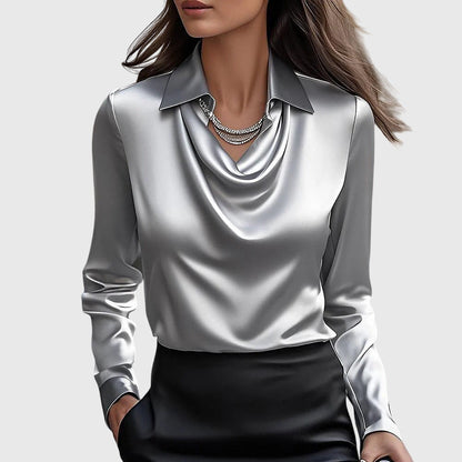 EUDORA™ | Satin Blouse