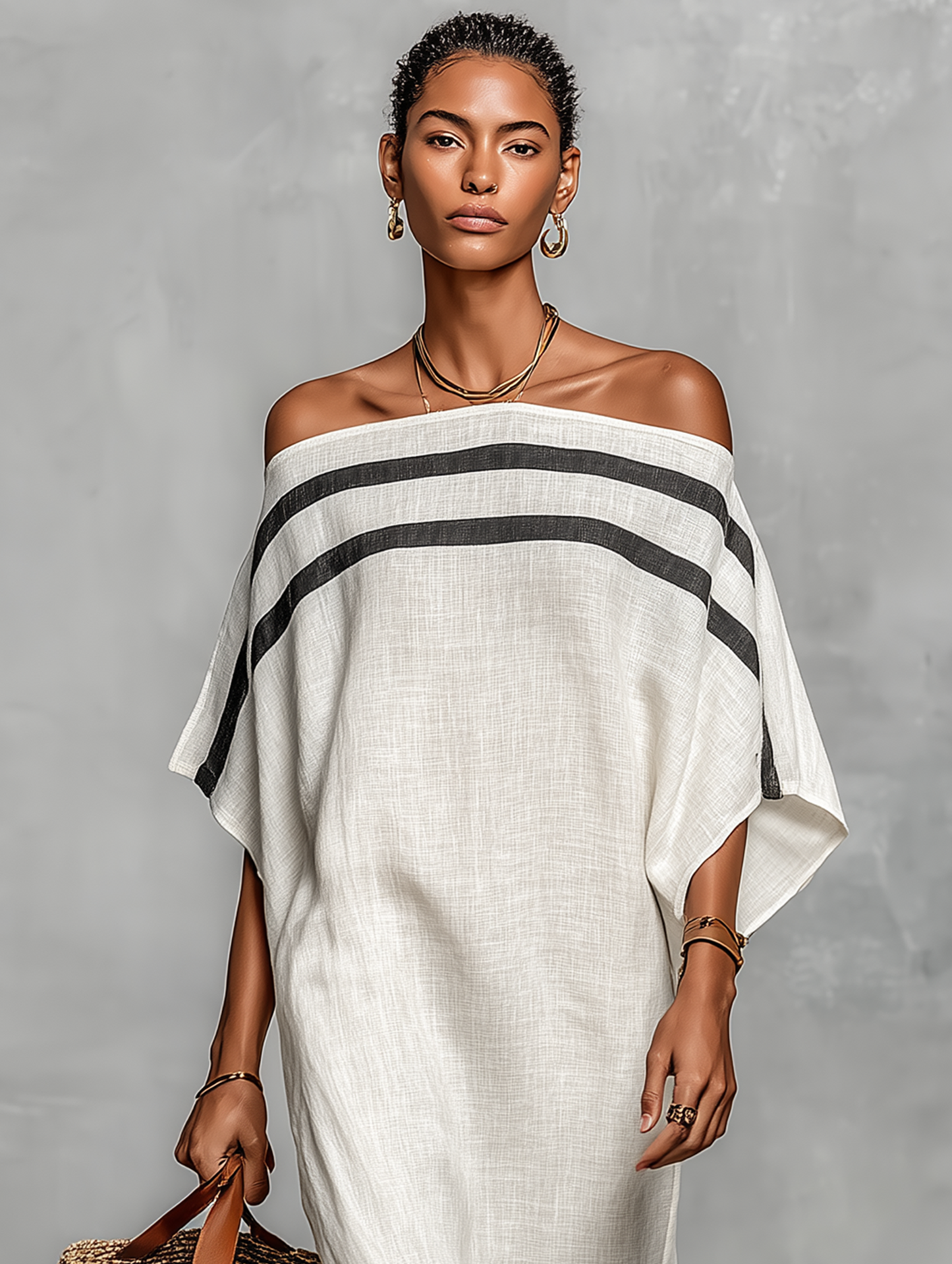 SOLENNE™ | Off-Shoulder Maxi Dress