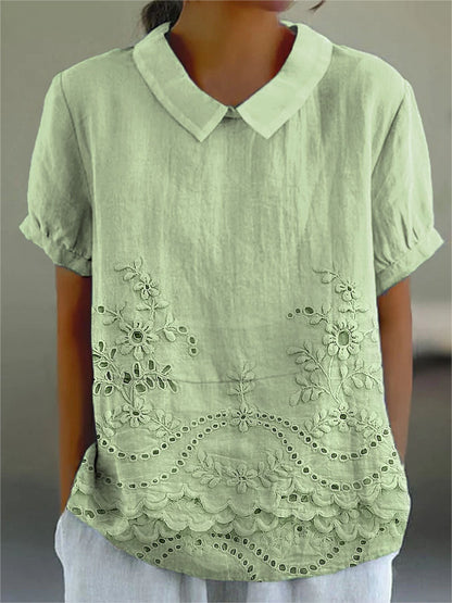 ELIZABETH™ | Eyelet Blouse