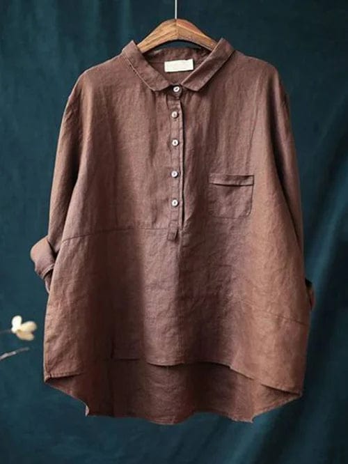 LENA™ | Linen Blouse