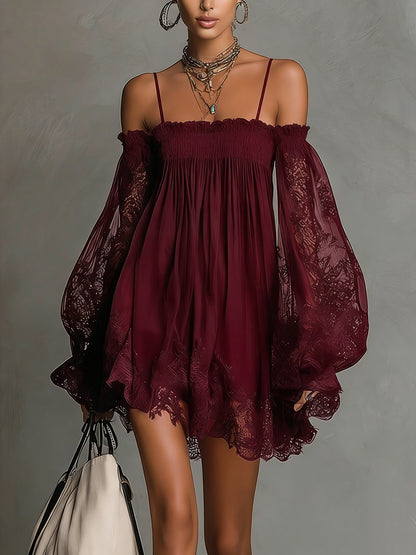 GERALDINE™ | Chiffon Mini Dress