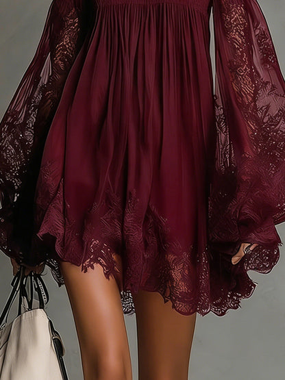 GERALDINE™ | Chiffon Mini Dress