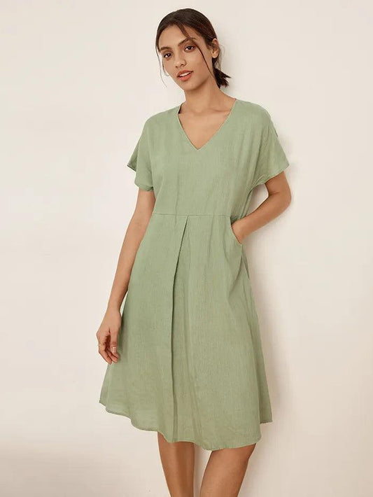 TRACEY™ | Linen Midi