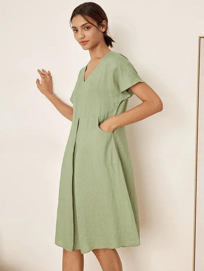 TRACEY™ | Linen Midi