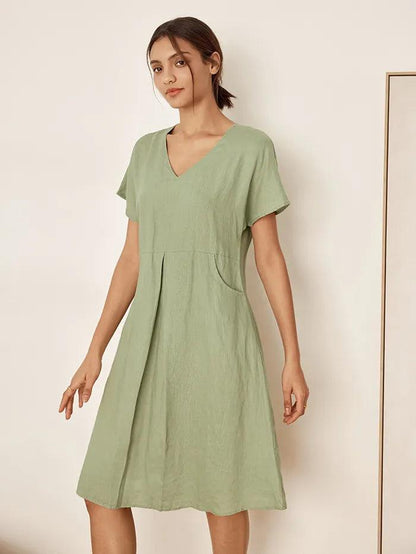 TRACEY™ | Linen Midi
