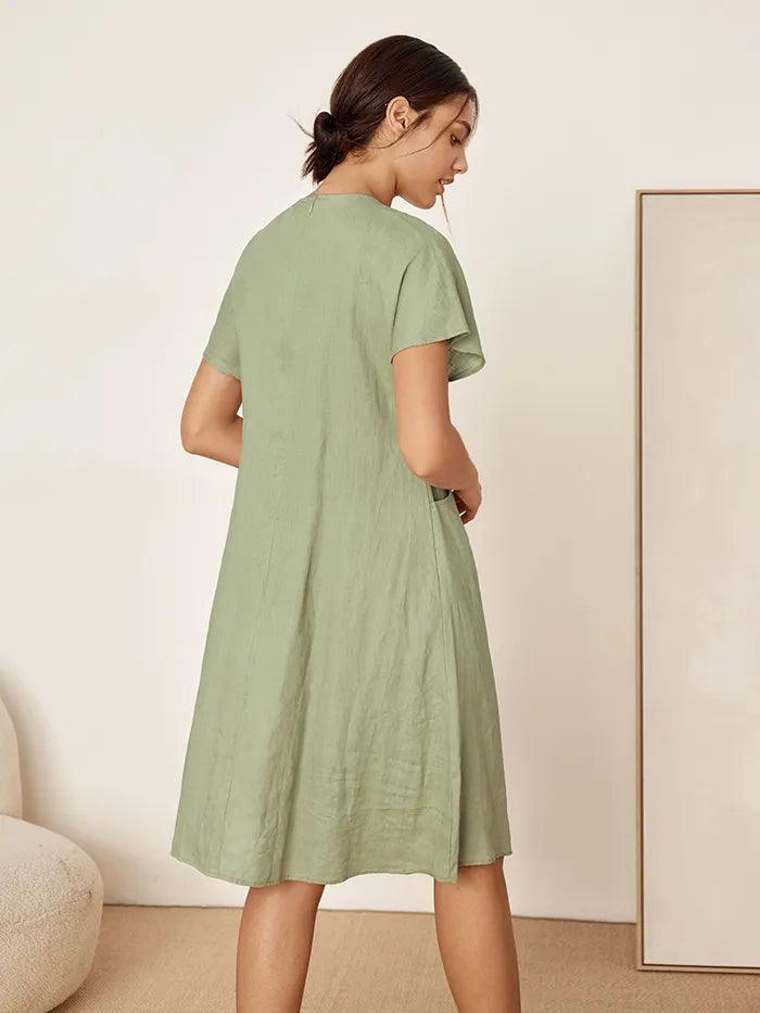 TRACEY™ | Linen Midi