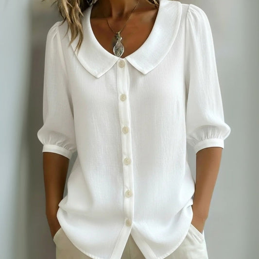 IMOGEN™ | Round-Neck Blouse
