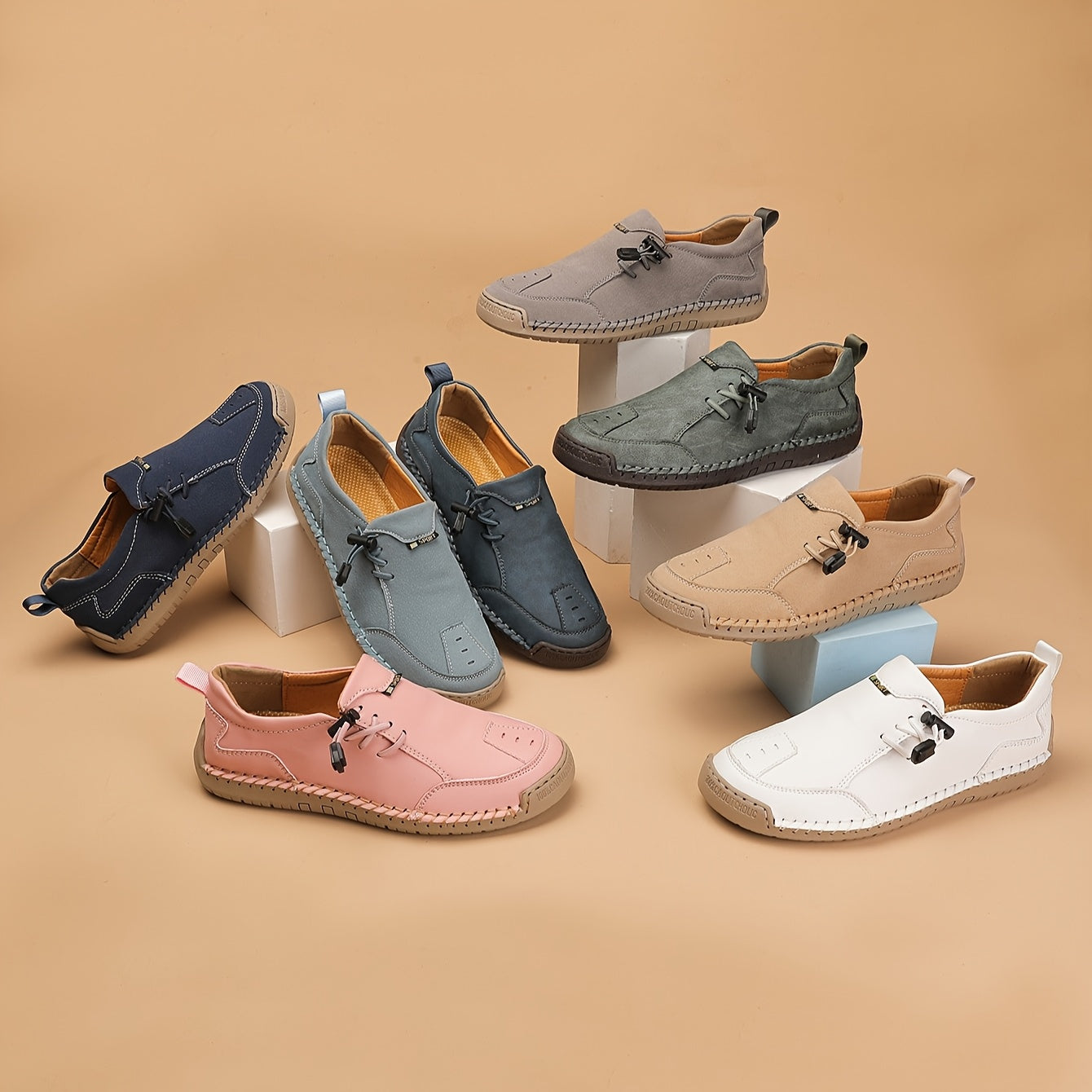 VALERIE™ | Stitched Slip-Ons