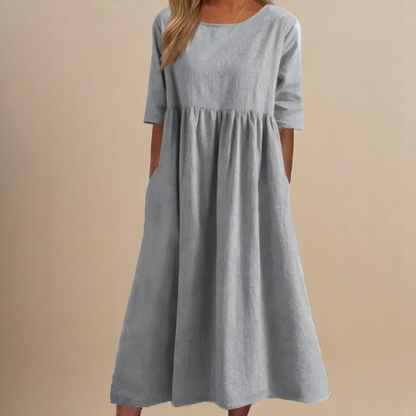 HARRIET™ | Cotton-Linen Pocket Dress