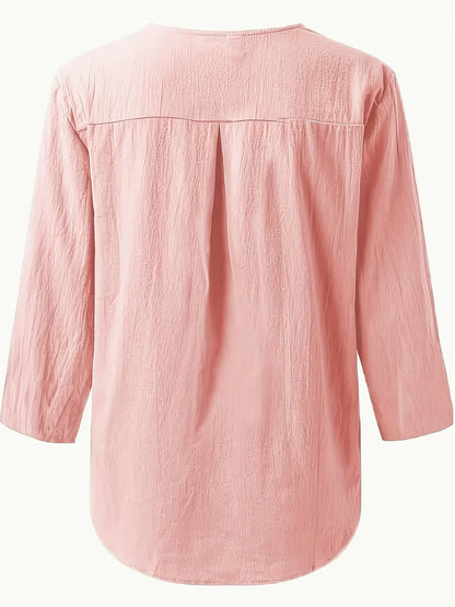 EMILY™ | Henley Blouse