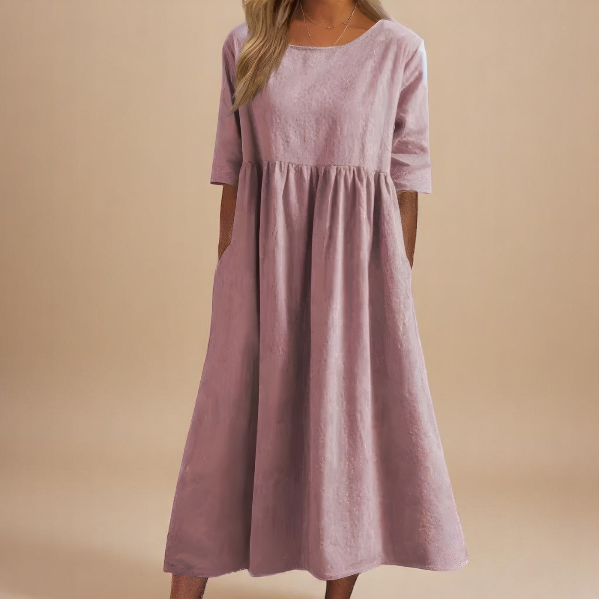 HARRIET™ | Cotton-Linen Pocket Dress