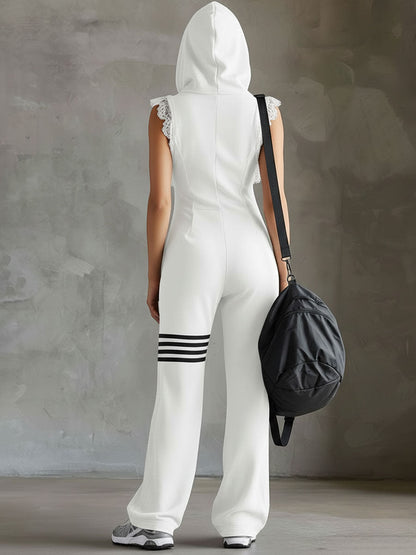 KALLISTA™ | Hooded Zip-Up Jumpsuit