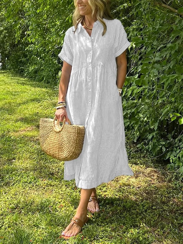EDITH™ | Maxi Shirt Dress