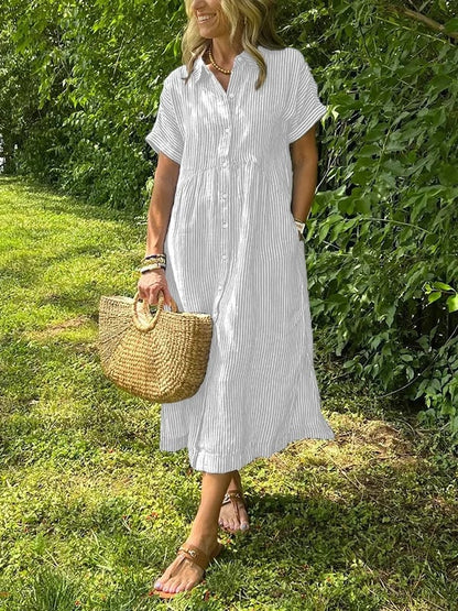 EDITH™ | Maxi Shirt Dress