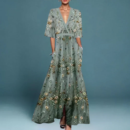 JULIET™ | Belted Floral Maxi