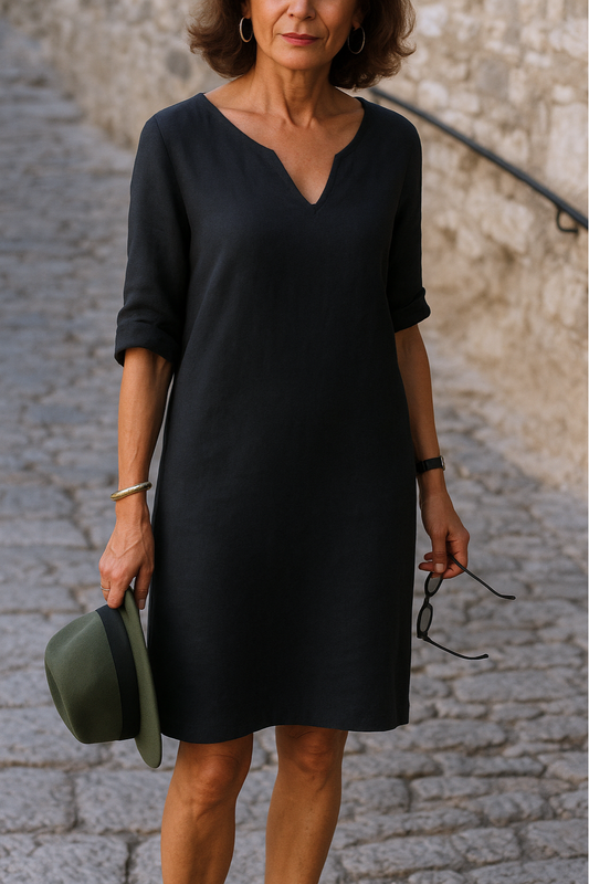 PAMELA™ | V-Neck Midi Dress