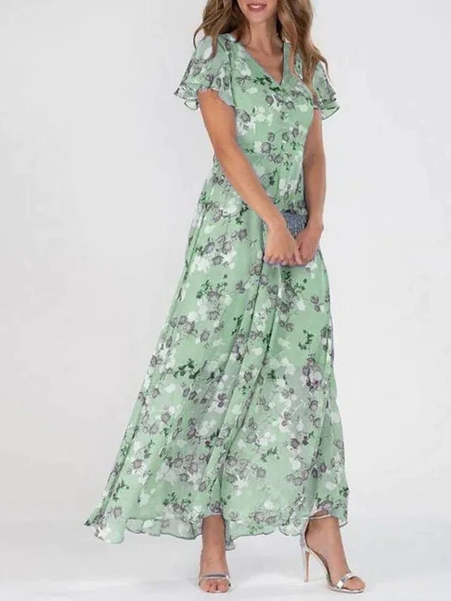 ZURI™ | Lined Floral Maxi Dress