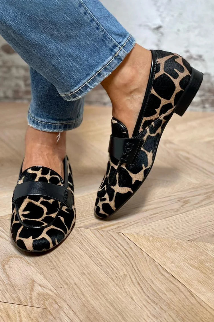 QUEENIE™ | Print Loafers