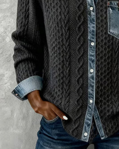 BELLA™ | Cable Knit Shirt
