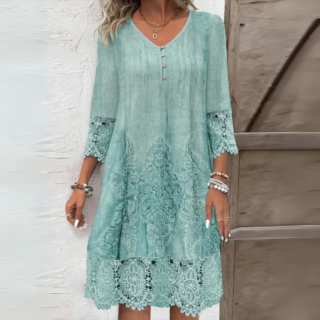 GLORIA™ | V-Neck Dress