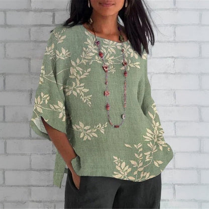 MELODY™ | Leaf Print Top