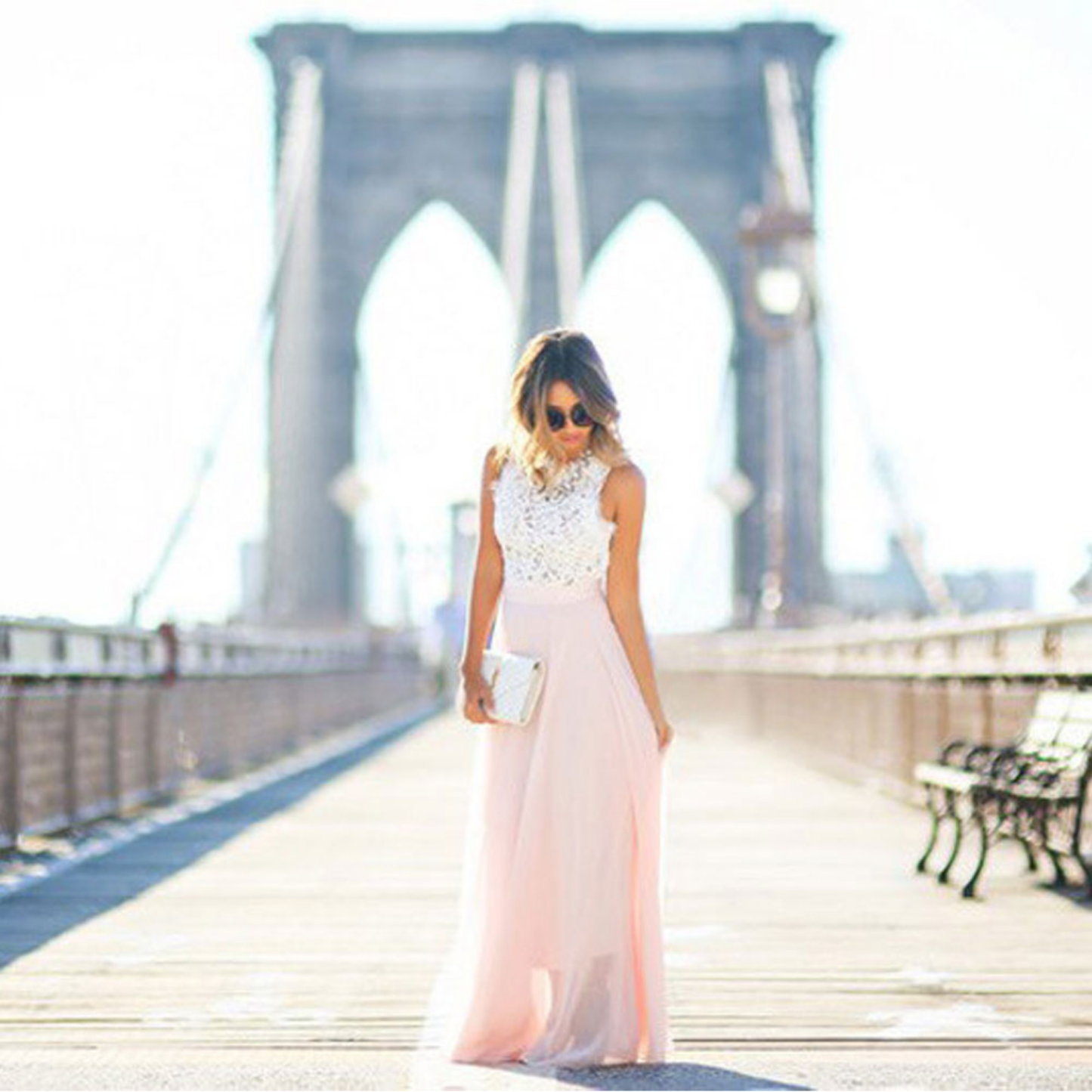 EMIE™ | Lace Maxi Dress