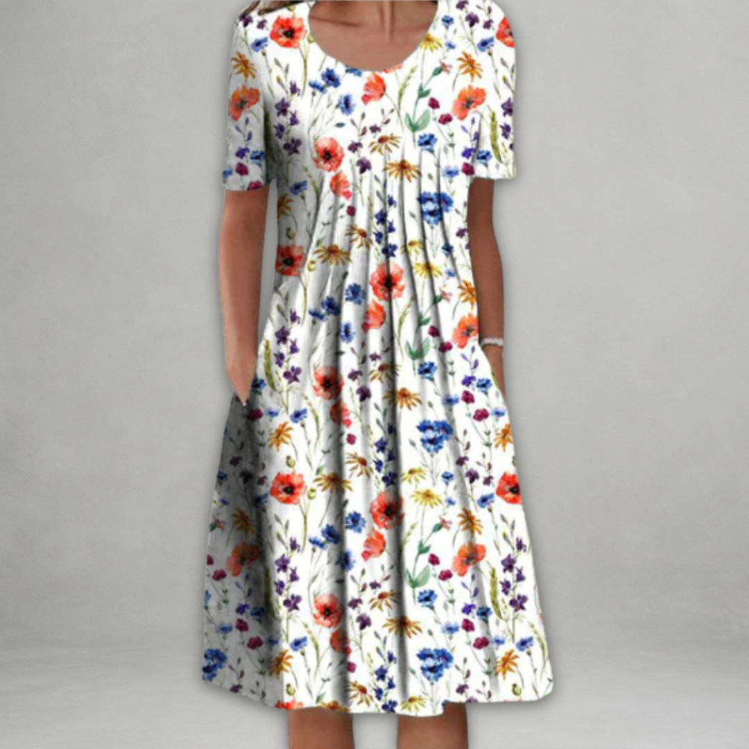 SHARON™ | Pleated Midi