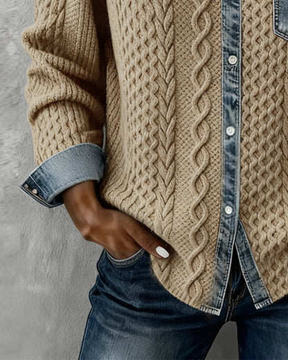 BELLA™ | Cable Knit Shirt