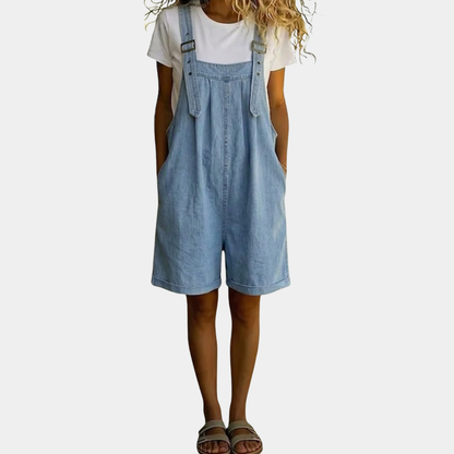 CLARA™ | Denim Shortalls