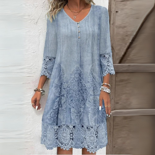 GLORIA™ | V-Neck Dress