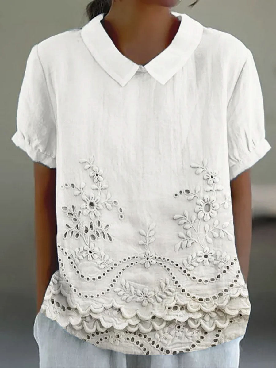 ELIZABETH™ | Eyelet Blouse