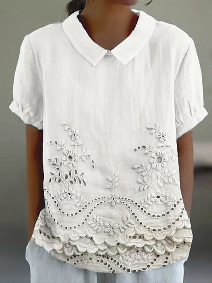 ELIZABETH™ | Eyelet Blouse