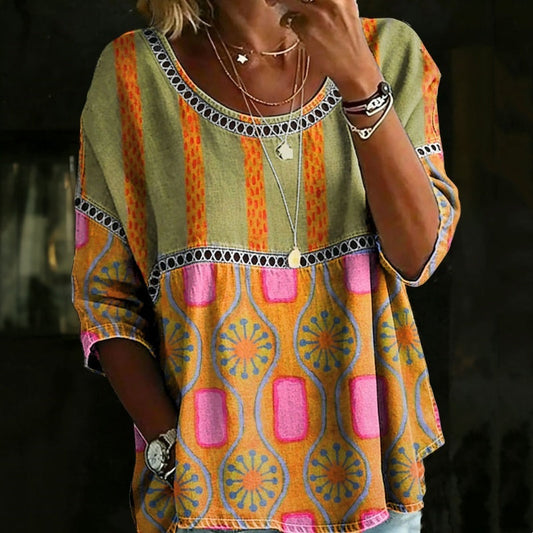 MAUD™ | Mosaic Blouse