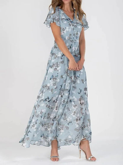 ZURI™ | Lined Floral Maxi Dress