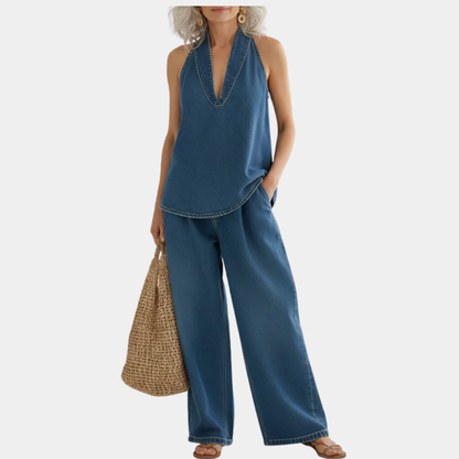 MICHELLE™ | Denim Two-Piece