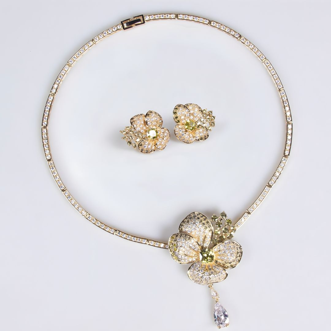 LAETITIA™ | Crystal Flower Set