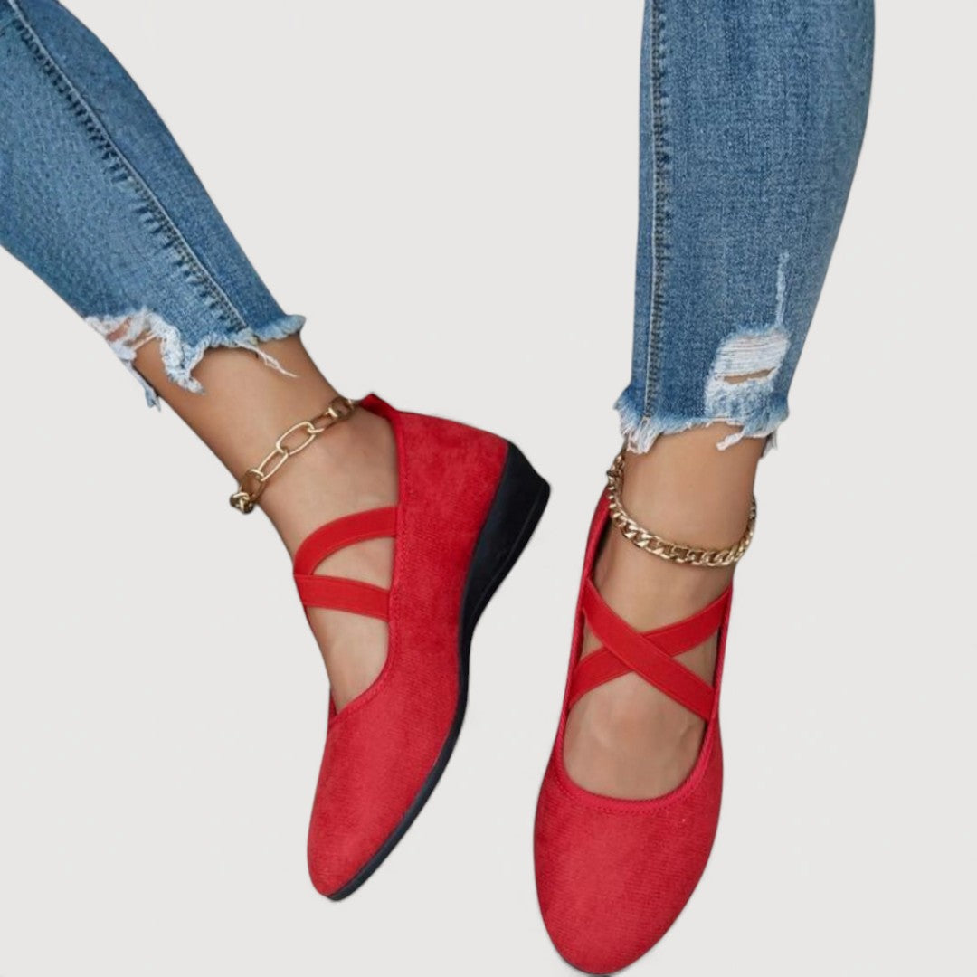 SKYE™ | Cross-Strap Flats