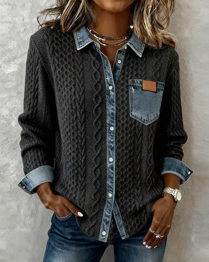 BELLA™ | Cable Knit Shirt