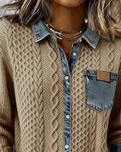 BELLA™ | Cable Knit Shirt